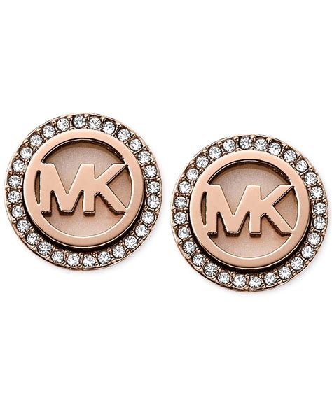 jewelry ohrringe famous michael kors edel stahl|macy's Michael Kors earrings.